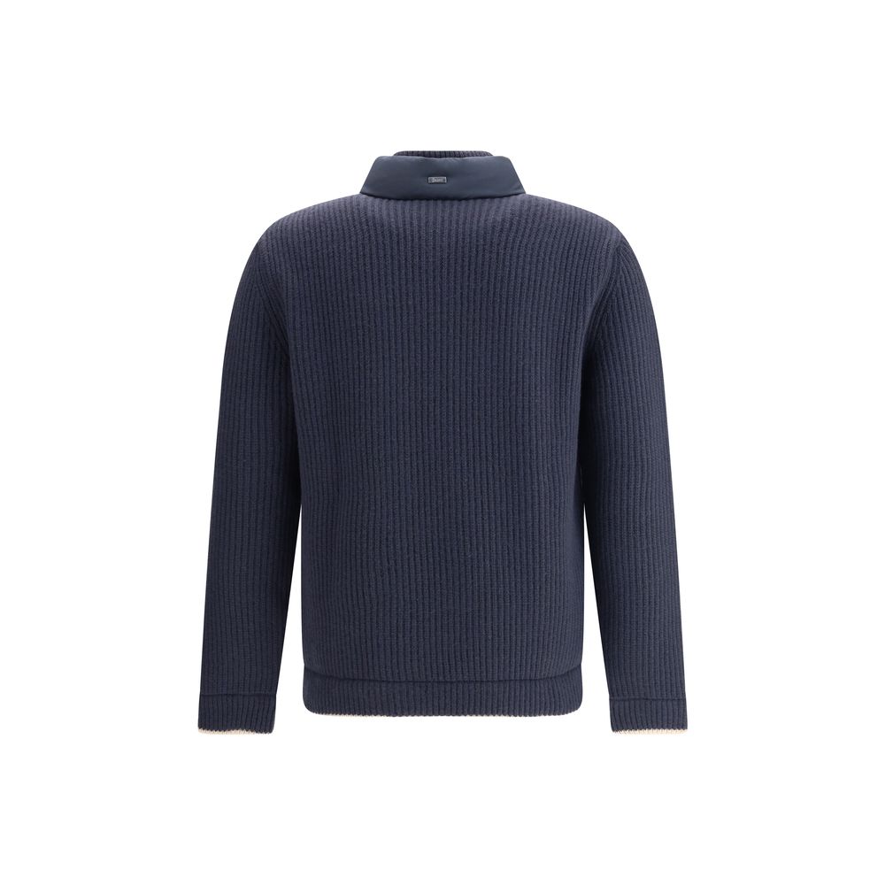 Herno Blue Wool Coat