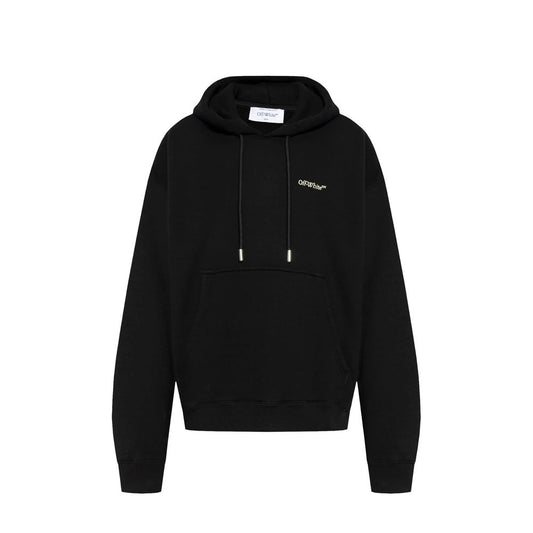 Off-White Black Cotton Sweatshirt