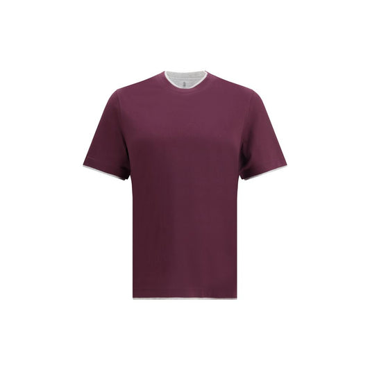 Brunello Cucinelli Purple Cotton Clothing