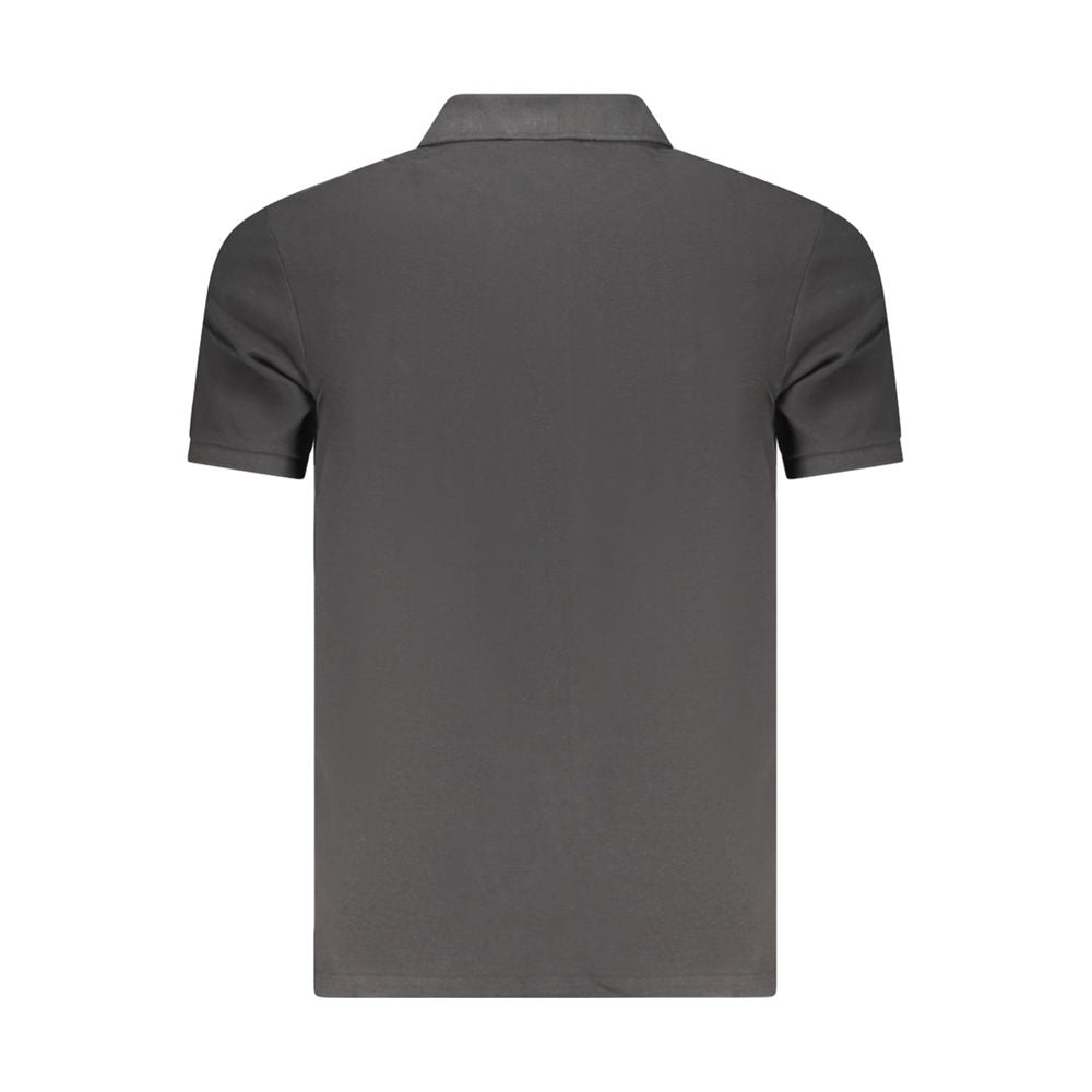 Calvin Klein Black Cotton Polo Shirt