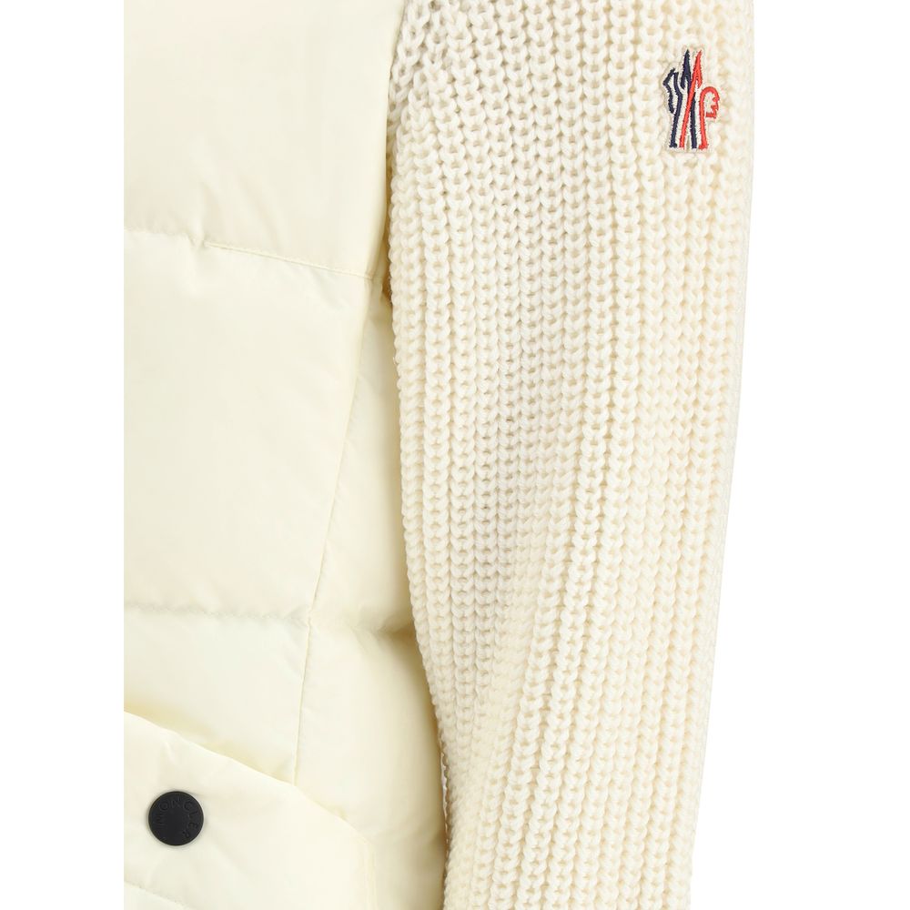 Moncler Grenoble Cream Polyamide Coat