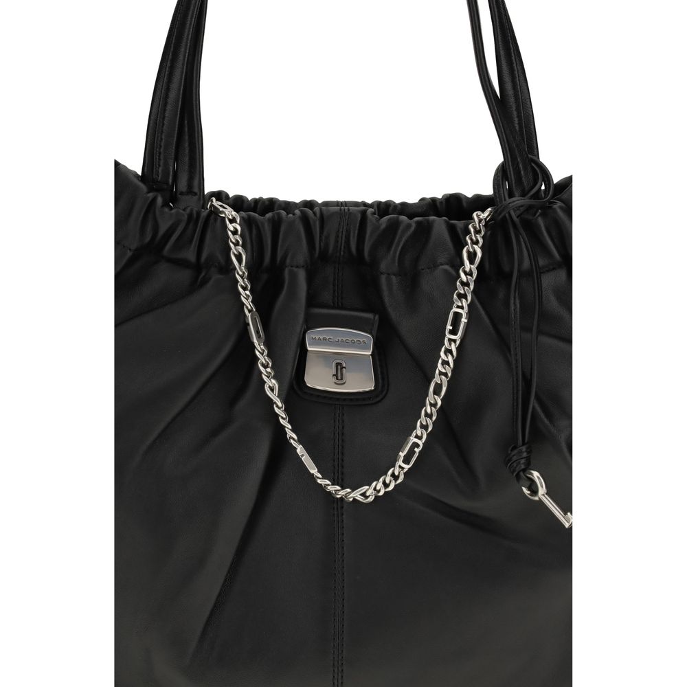 Marc Jacobs Black Calf Leather Bos Taurus Shoulder Bag