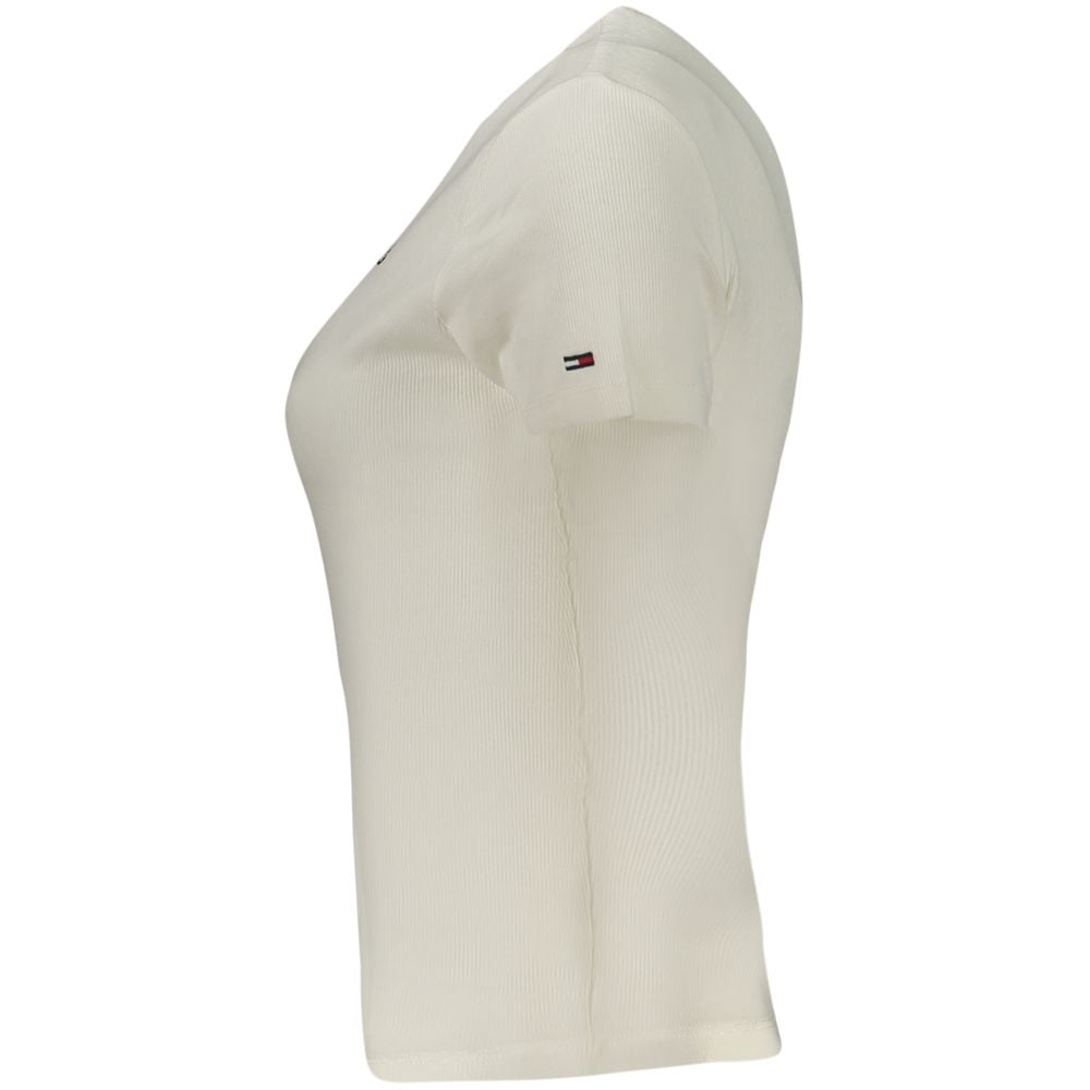 Tommy Hilfiger White Cotton Women's T-Shirt