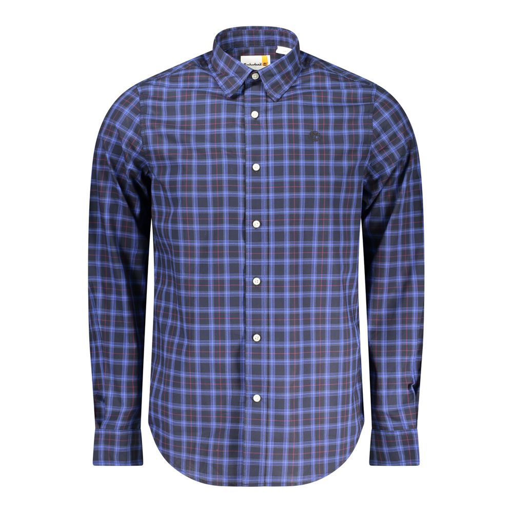Timberland Blu Cotton Men Shirt