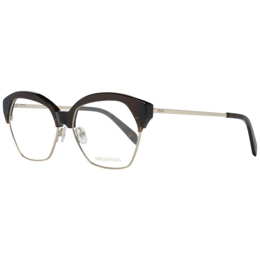 Emilio Pucci Brown Metal Glasses (Frames)