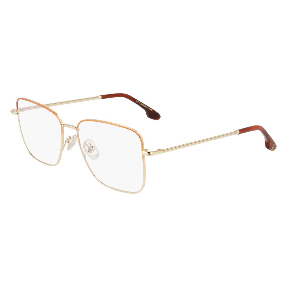 Victoria Beckham Brown Metal Glasses (Frames)