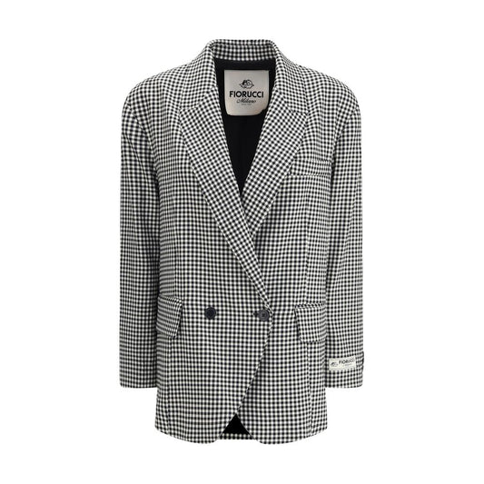 Fiorucci Multicolor Fleece Wool Blazer