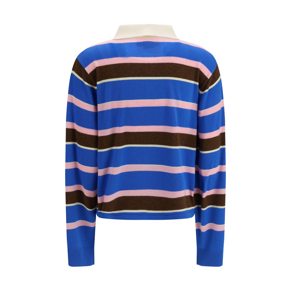 Guest in Residence Blue Cashmere Cashmere Sweater