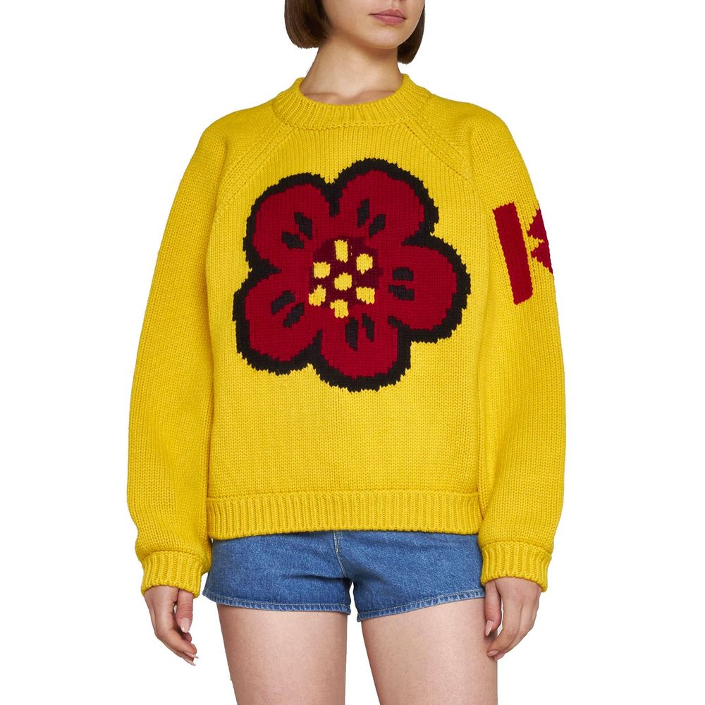 Kenzo Bicolor Cotton Sweatshirt