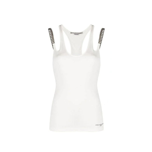 Stella McCartney White Cotton Tank Tops