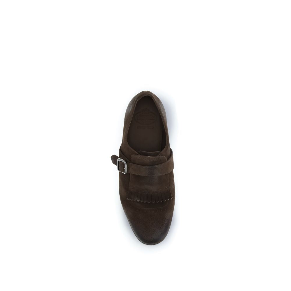 Church's Brown Suede Leather Slip-On Loafers