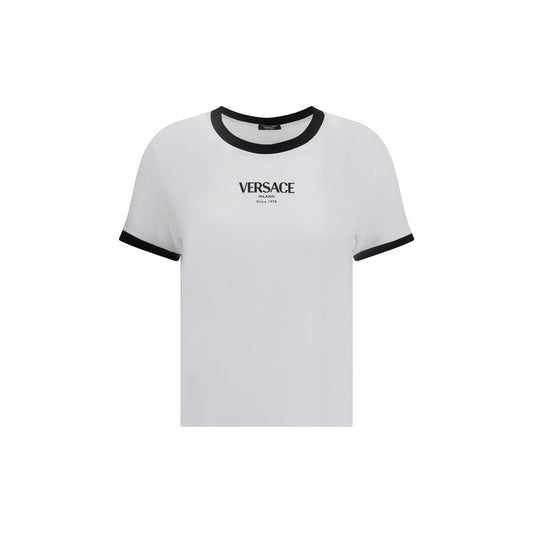 Versace White Viscose T-Shirt