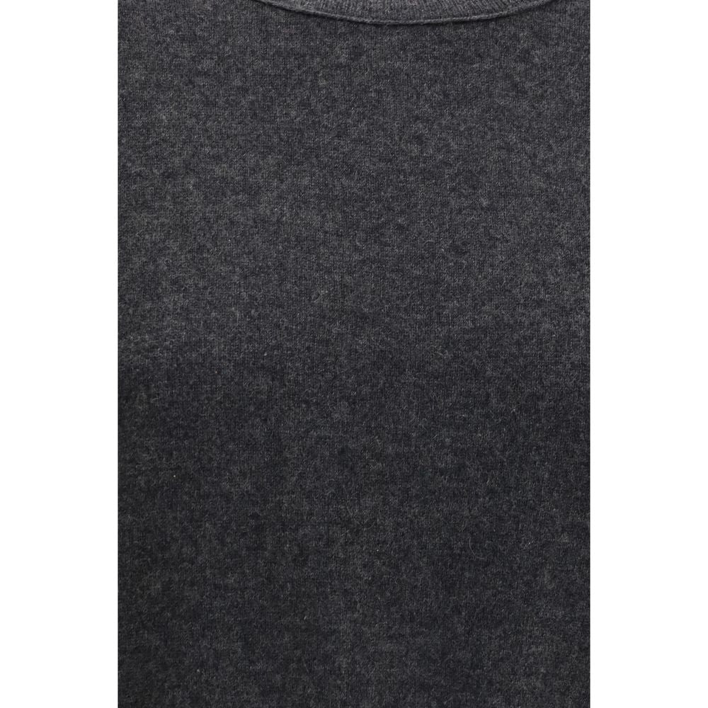 Lisa Yang Gray Fleece Wool T-Shirt