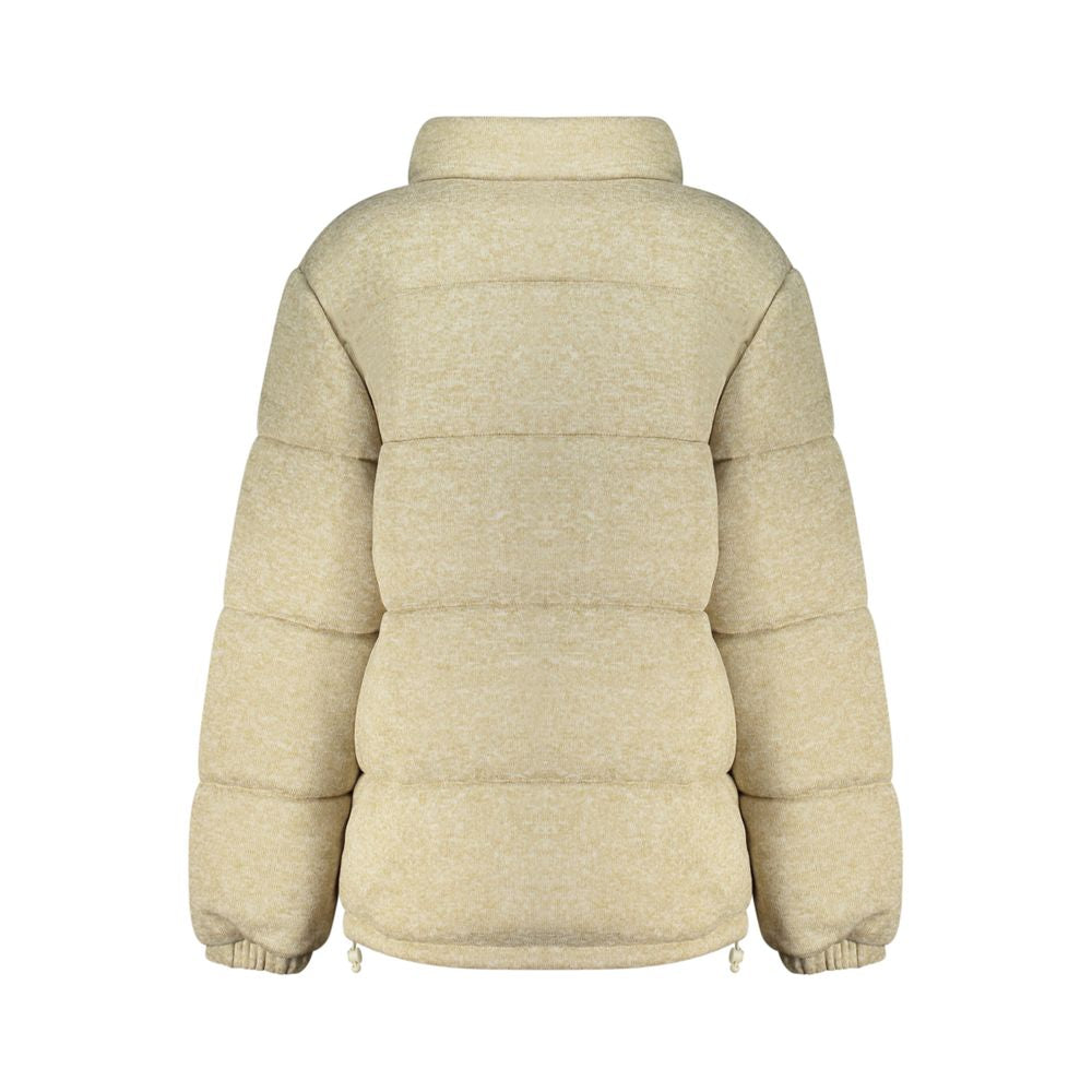 Guess Jeans Beige Polyester Coat