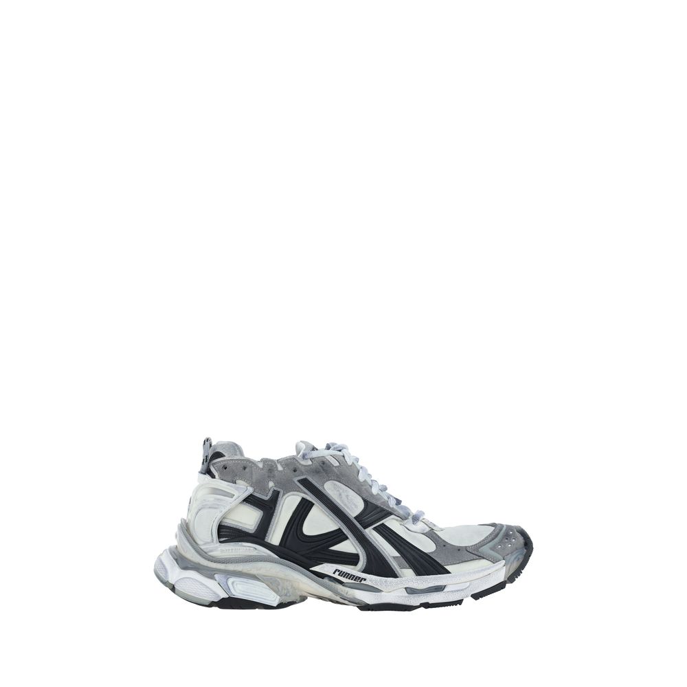 Balenciaga Gray Polyurethane Athletic Sneakers