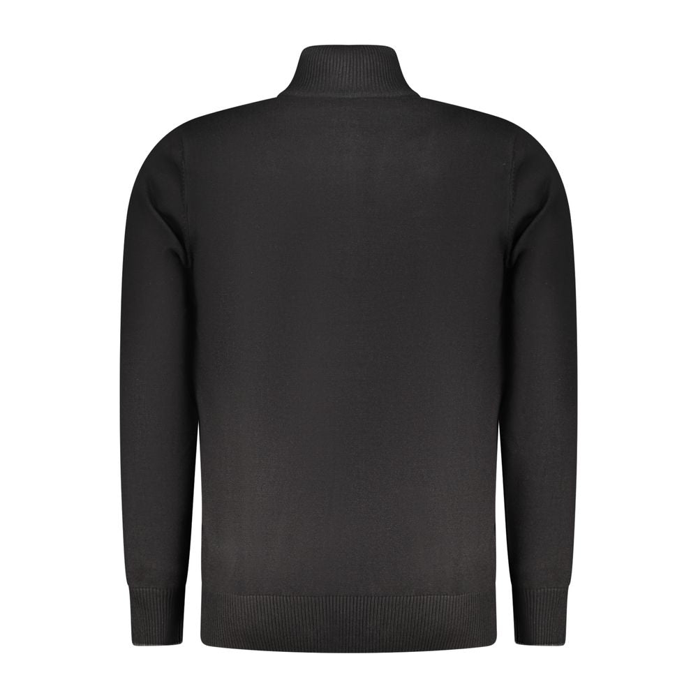 Coveri Moving Black Viscose Men's Sweater