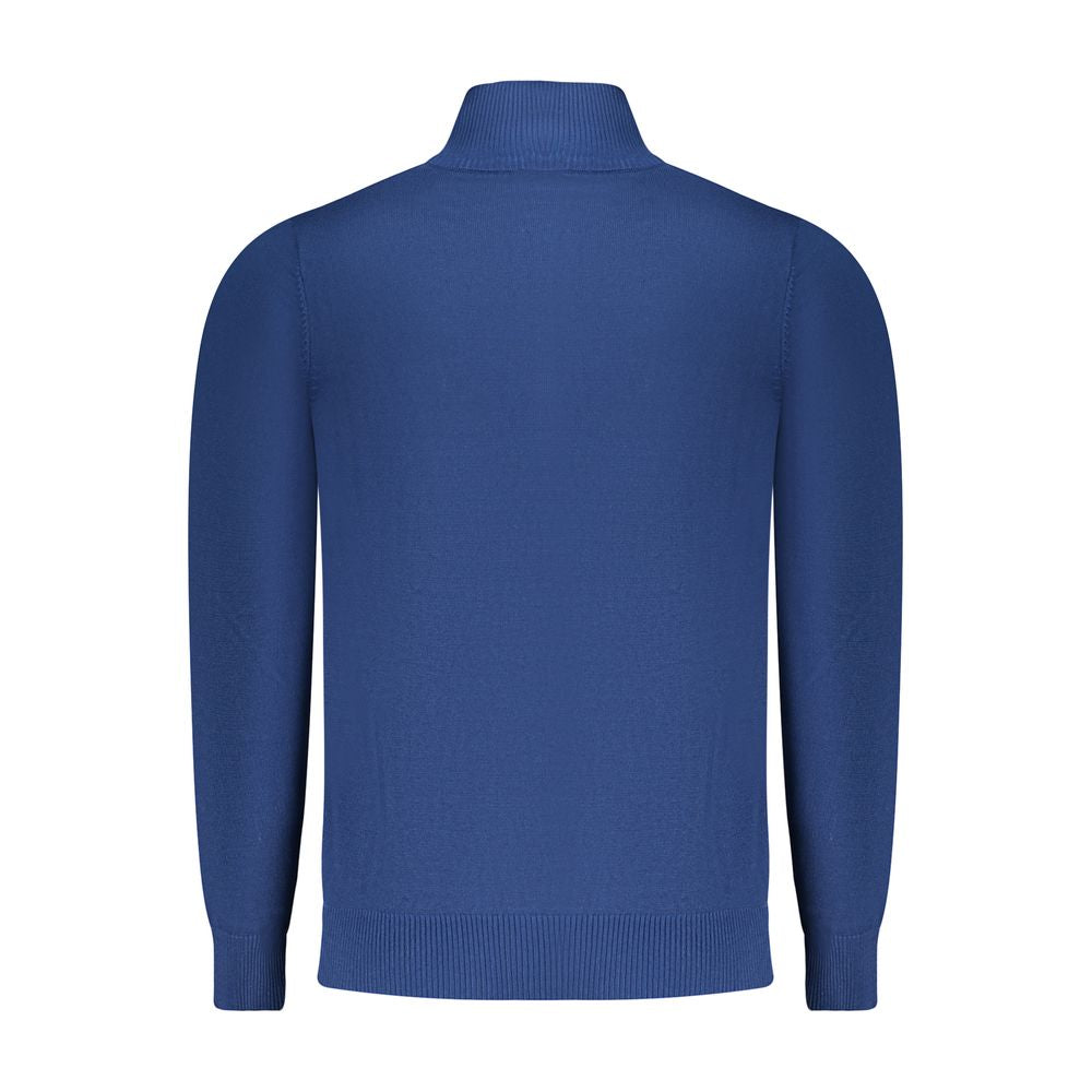 Coveri Moving Blue Viscose Men Sweater