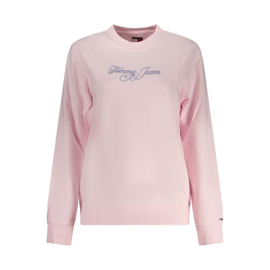 Tommy Hilfiger Rosa Cotton Women Sweatshirt