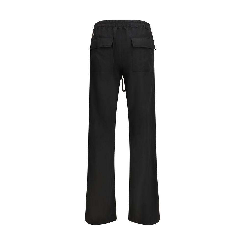 Moncler x Rick Owens Black Polyester Casual Pants