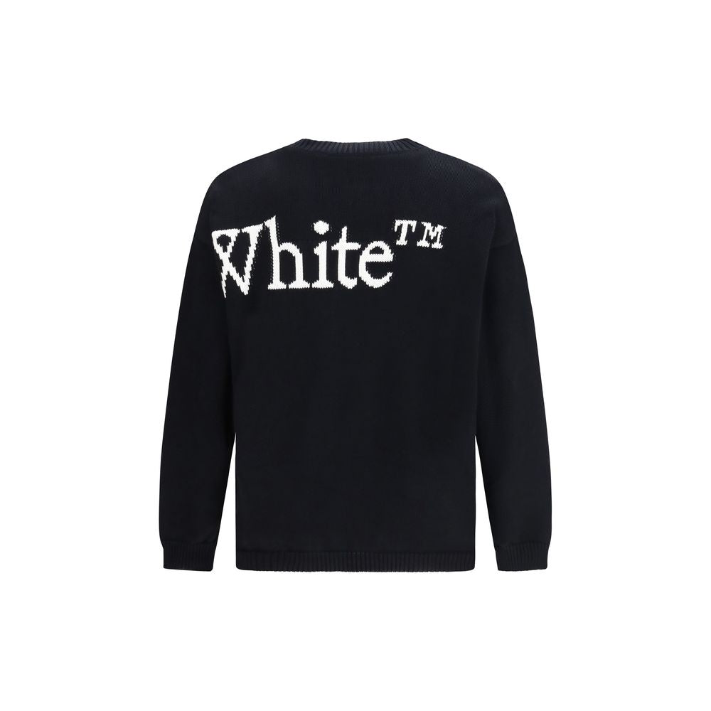 Off-White Black Cotton Sweatshirt