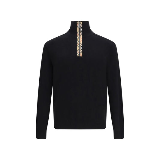 Burberry Black Wool Sweatshirt