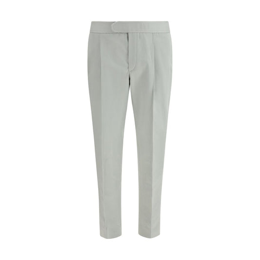 Brioni White Linen Casual Pants