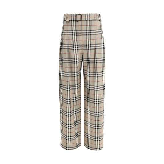 Burberry Beige Viscose Casual Pants