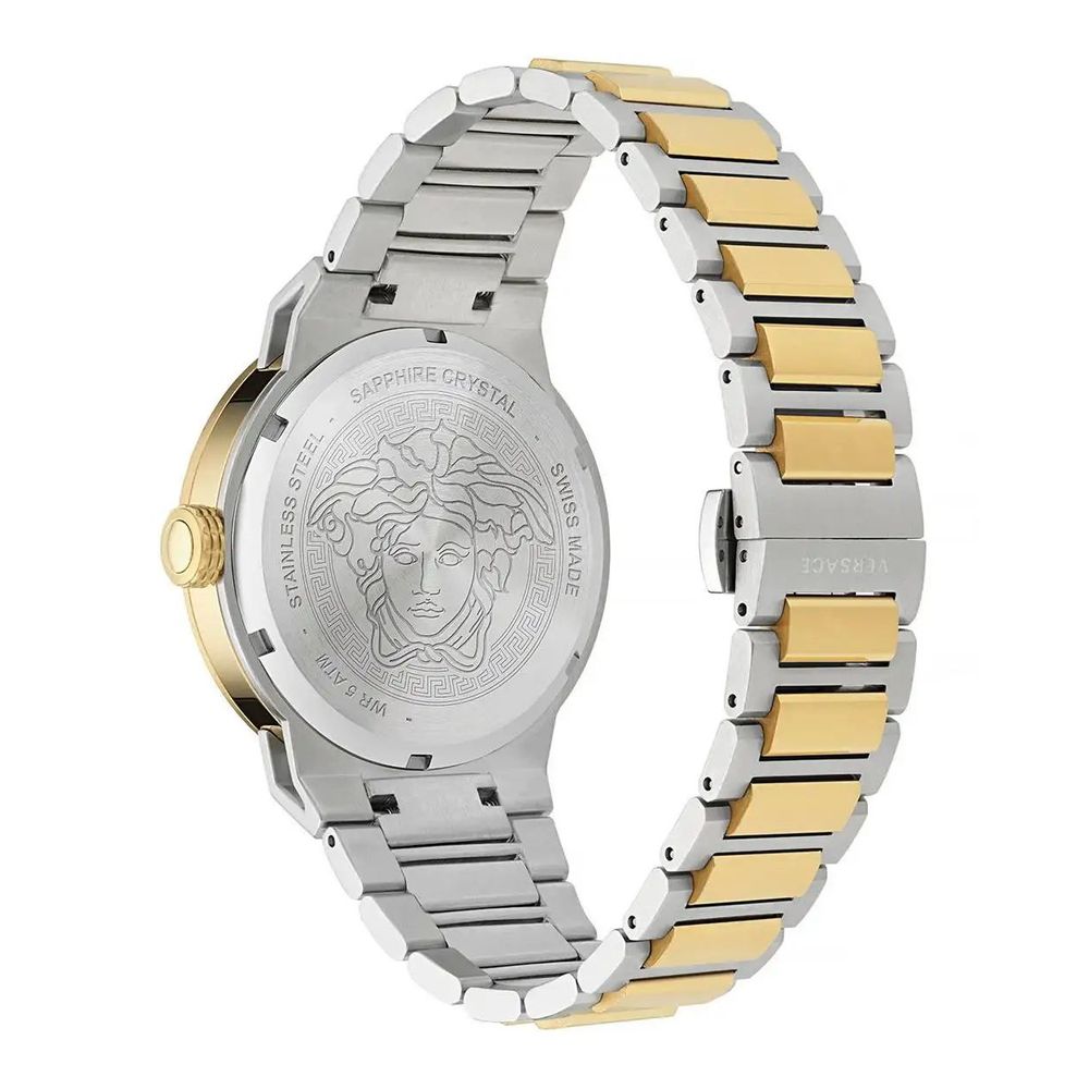Versace Gold Stainless Steel Dress Watch