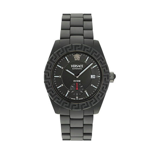 Versace Black Ceramic Dress Watch