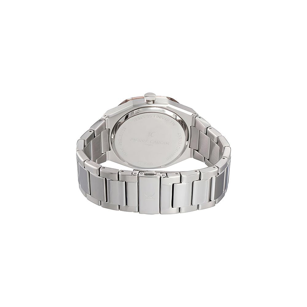 Pierre Cardin Gray Stainless Steel Dress Watch