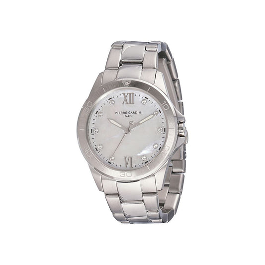 Pierre Cardin Gray Stainless Steel Dress Watch