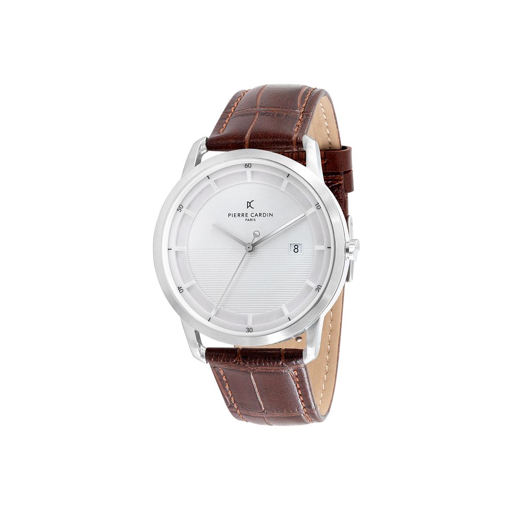 Pierre Cardin Brown Leather Dress Watch