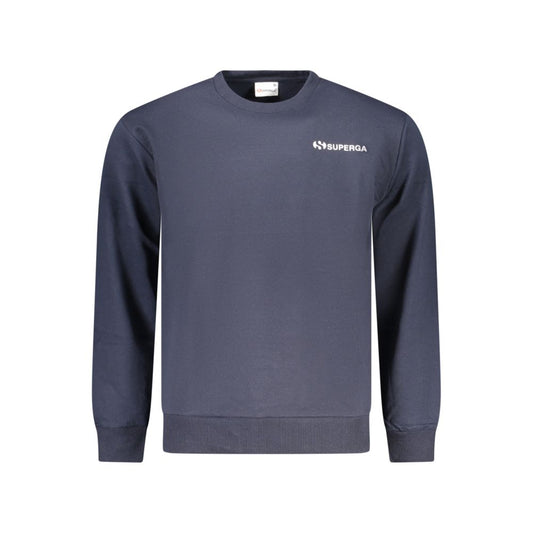 Superga Blue Cotton Men's Sweatshirt