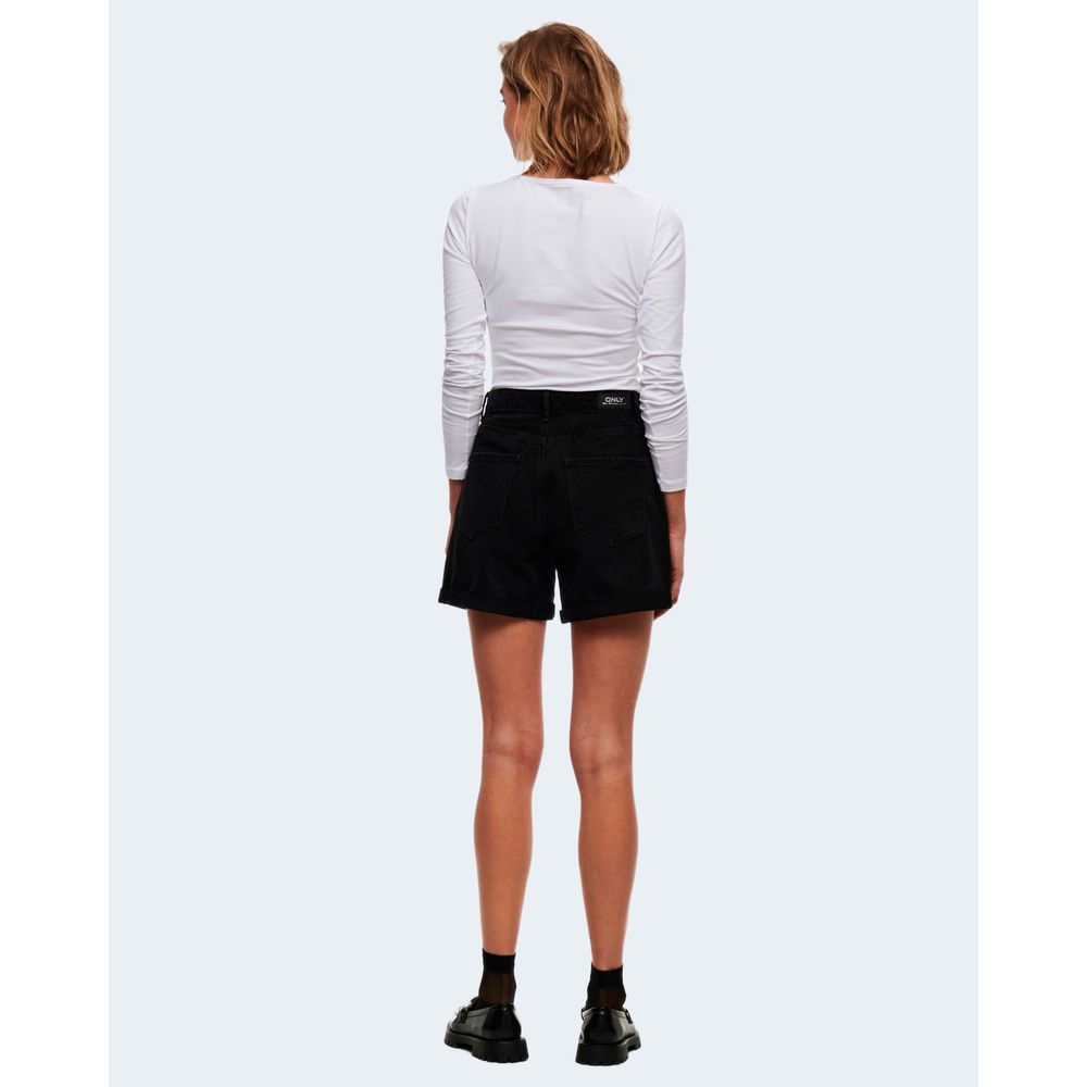 Only White Cotton Long Sleeve T-Shirt