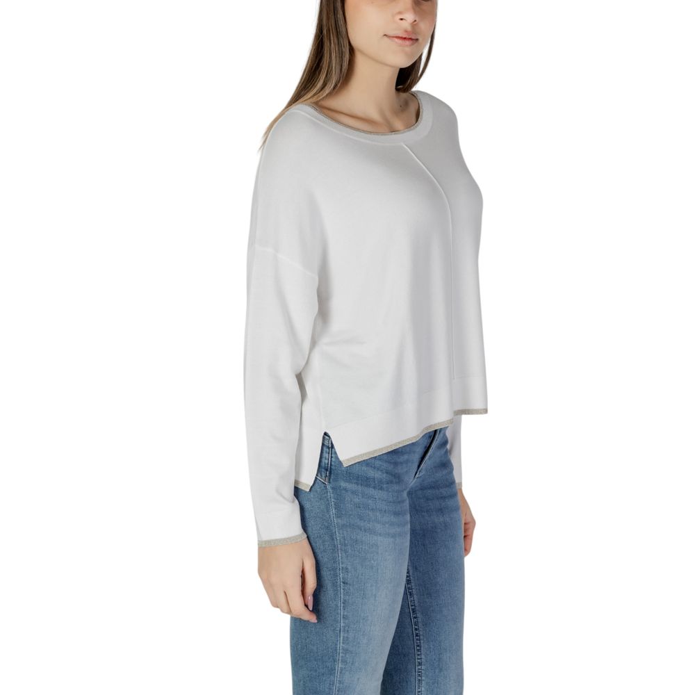 Liu Jo White Viscose Sweatshirt