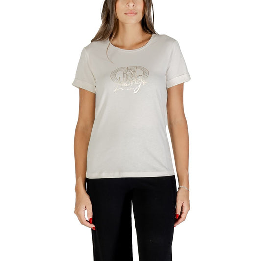 Liu Jo White Cotton T-Shirt