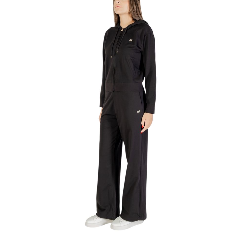 EA7 Emporio Armani Black Cotton Tracksuit
