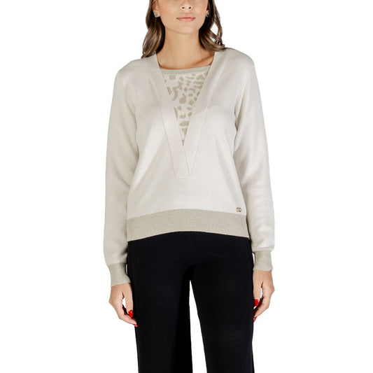 Liu Jo White Viscose Sweatshirt