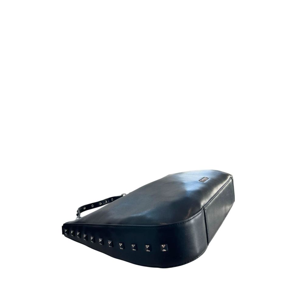 Twinset Black PU Women Shoulder Bag