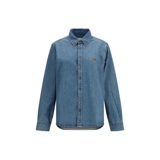 Ami Paris Blue Denim Shirt