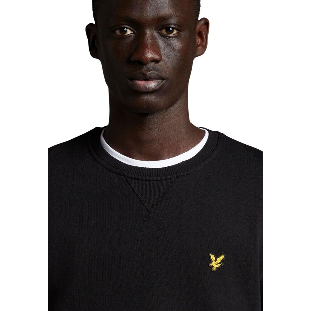 Lyle & Scott Black Cotton Sweatshirt