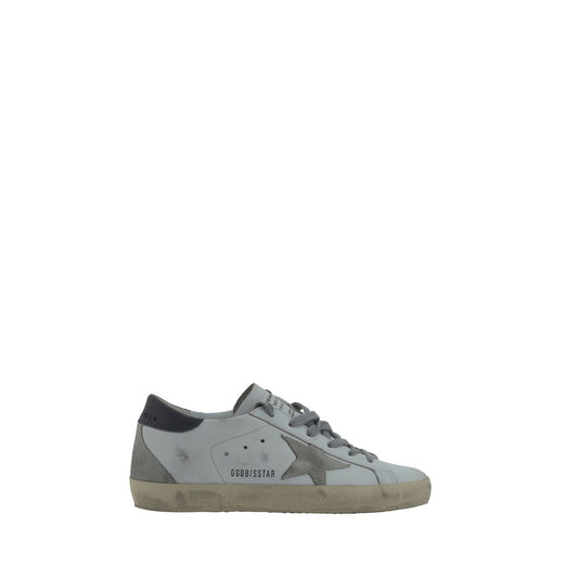 Golden Goose White Calf Leather Bos Taurus Low Top Sneakers