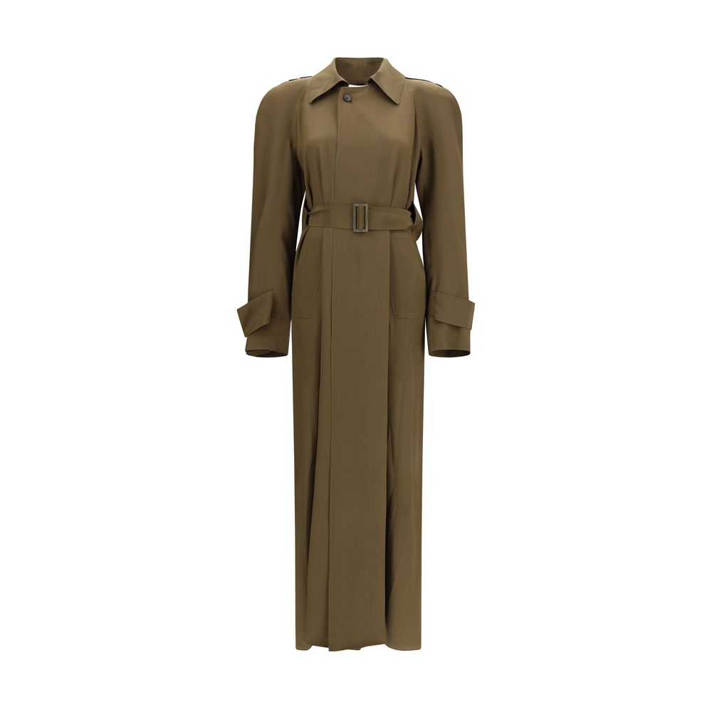 Petar Petrov Bicolor Silk Trench Coat