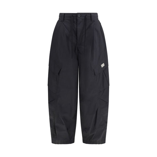Dolce & Gabbana Black Cotton Cargo Pants