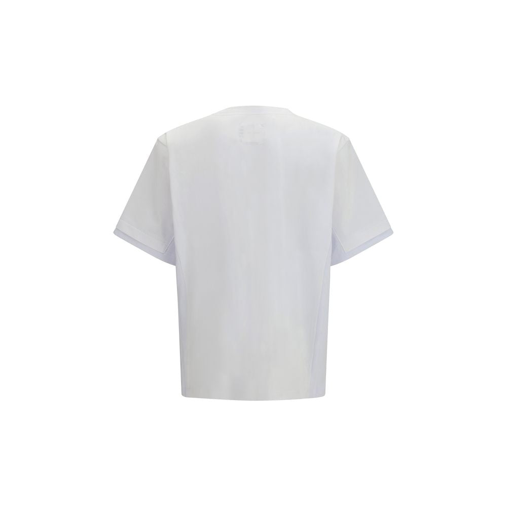 Sacai White Cotton T-Shirt