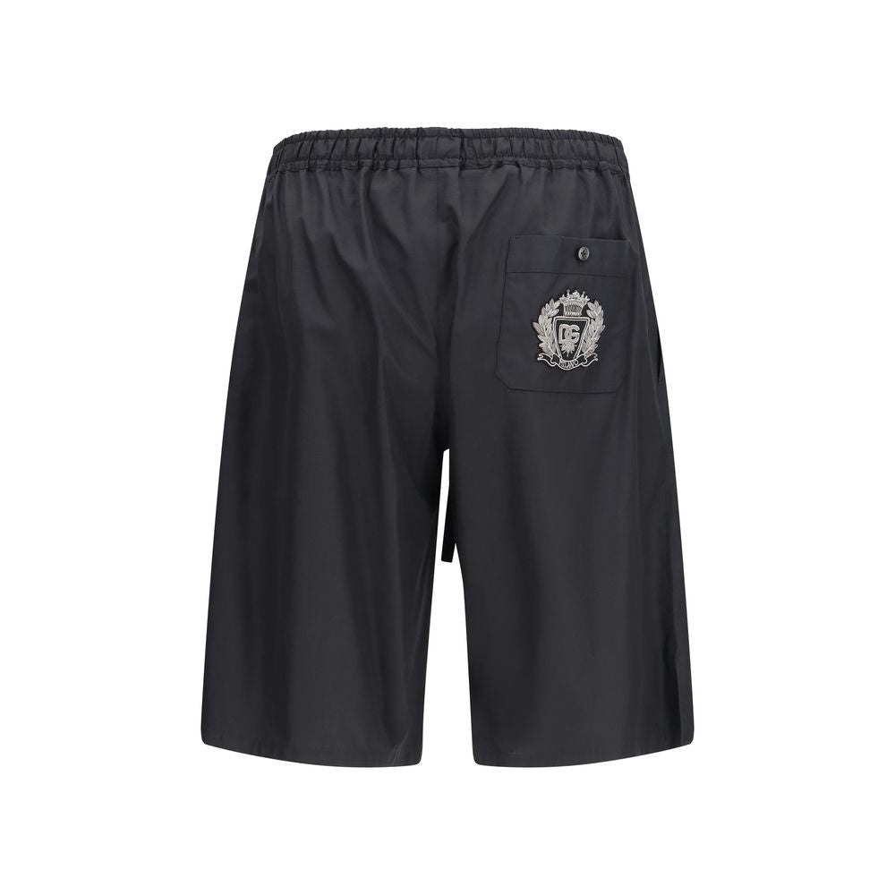 Dolce & Gabbana Black Cotton Shorts
