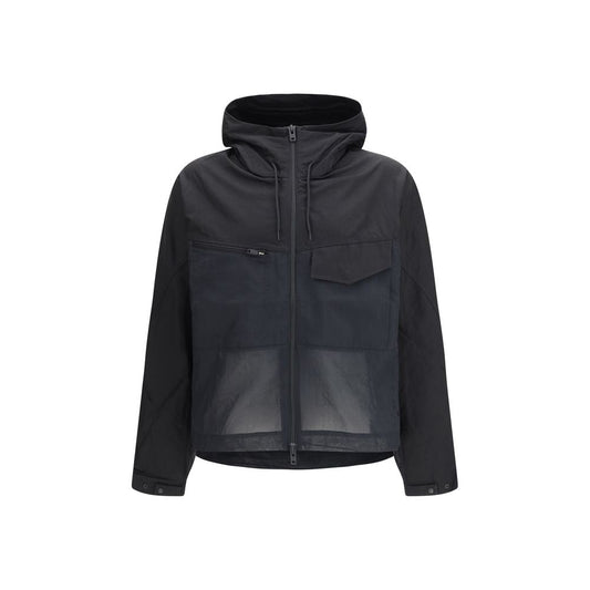 Y-3 Black Cotton Shell Jacket