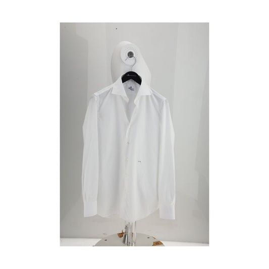 Finamore White Cotton Shirt