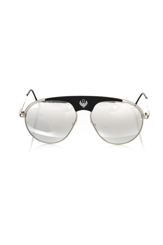 Frankie Morello Multicolor Metallic Fibre Men Sunglasses