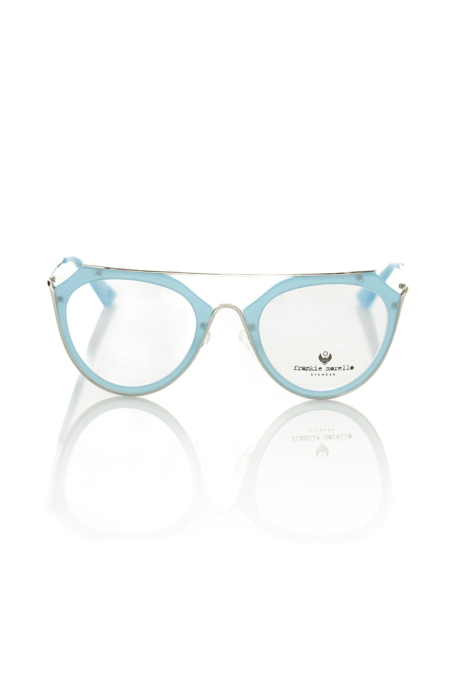 Frankie Morello Light Blue Metallic Women Frame